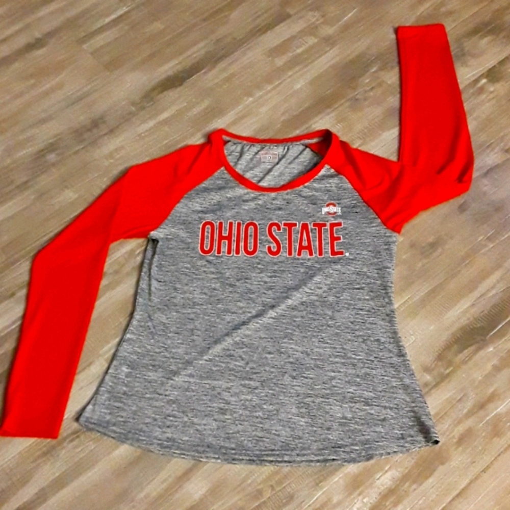 Women Scarlet & Gray Authentic Ohio Apparel Large